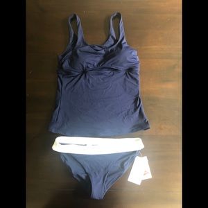 Athleta Mod Block Cutout Tankini